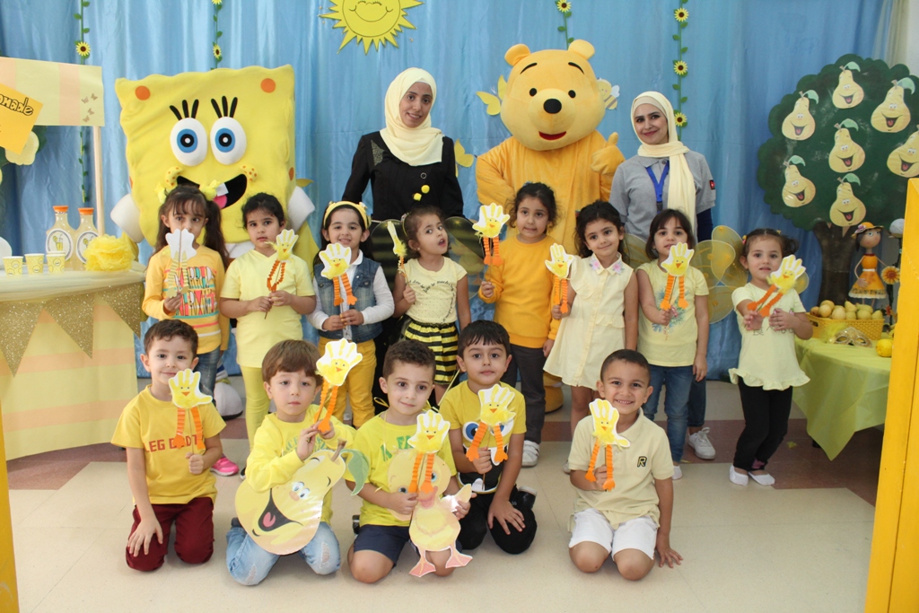 Yellow Day - Kindergarten section