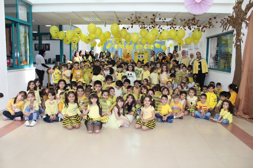 Yellow Day - Kindergarten section