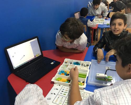 Robotics Class, Grade (5-B)