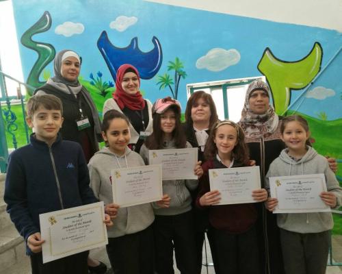 Students of the month, Grades 5 &amp; 6.